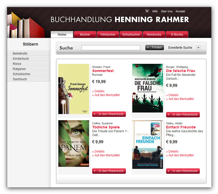 Buchtipp: »Buchhandlung Rahmer in Henstedt-Ulzburg«